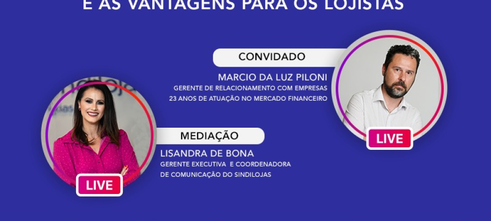 Sindilojas Caxias convida para Live sobre o Pix