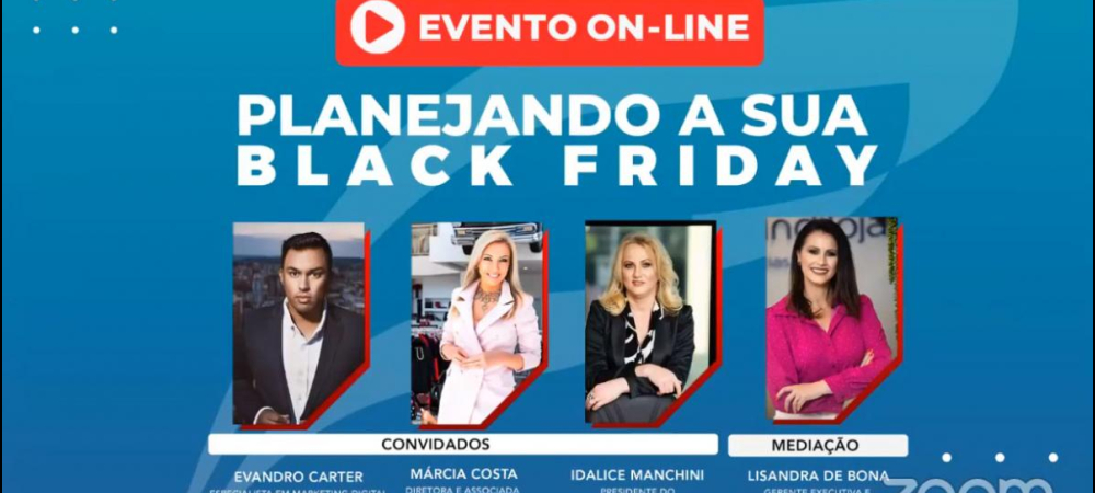Live sobre Black Friday reúne especialista em Marketing e empresárias 