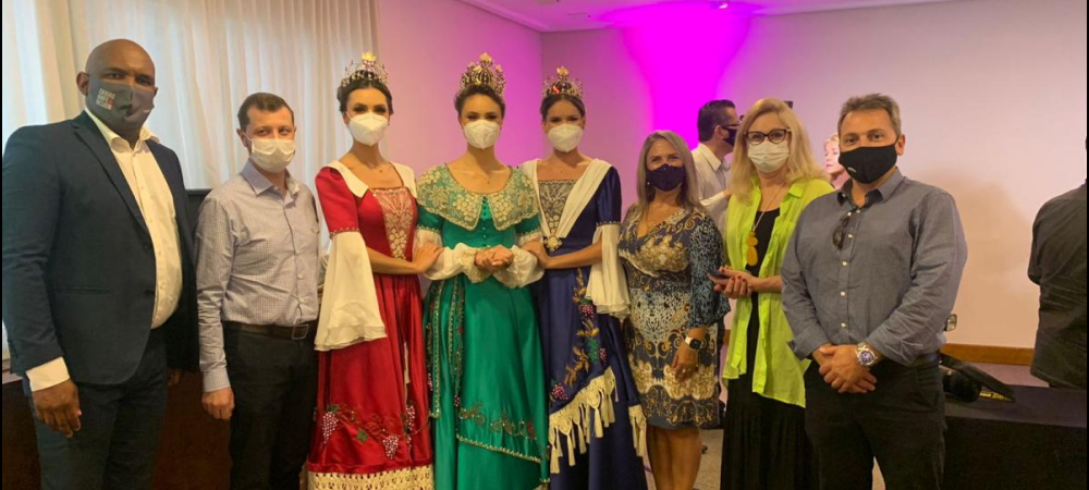 Sindilojas Caxias participa de coletiva sobre a 33ª edição da Festa da Uva