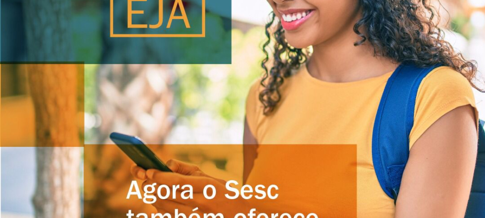 Sesc Caxias do Sul oferece  90 vagas gratuitas para o EJA em formato EAD