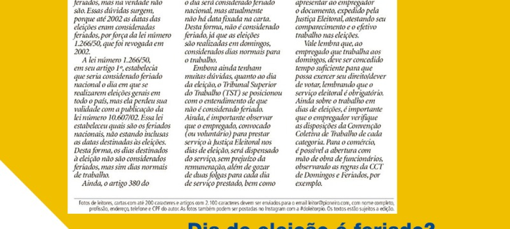 PERGUNTAS E RESPOSTAS SOBRE ESTE DOMINGO DE ELEIÇÕES
