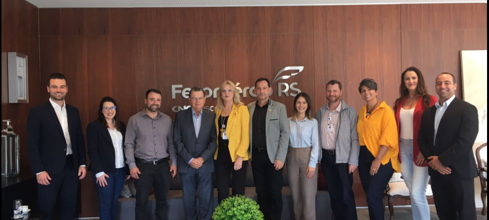 Presidente da Fecomércio-RS recebe comitiva de Caxias do Sul e Flores da Cunha