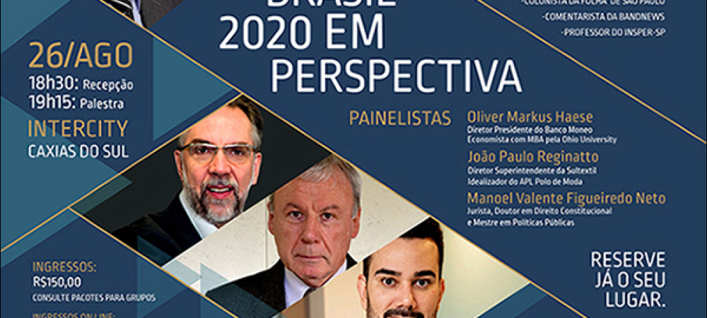 Interface Eventos traz Fernando Schüler para Caxias
