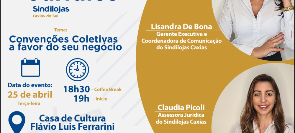 Sindilojas Caxias estreia Fórum Jurídico em Flores da Cunha 