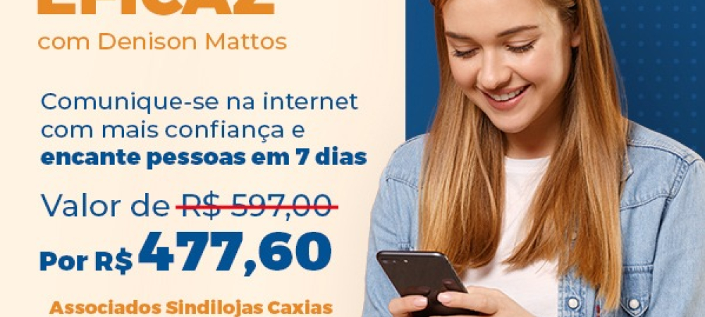 Associados Sindilojas têm desconto na Mentoria Comunicação Eficaz