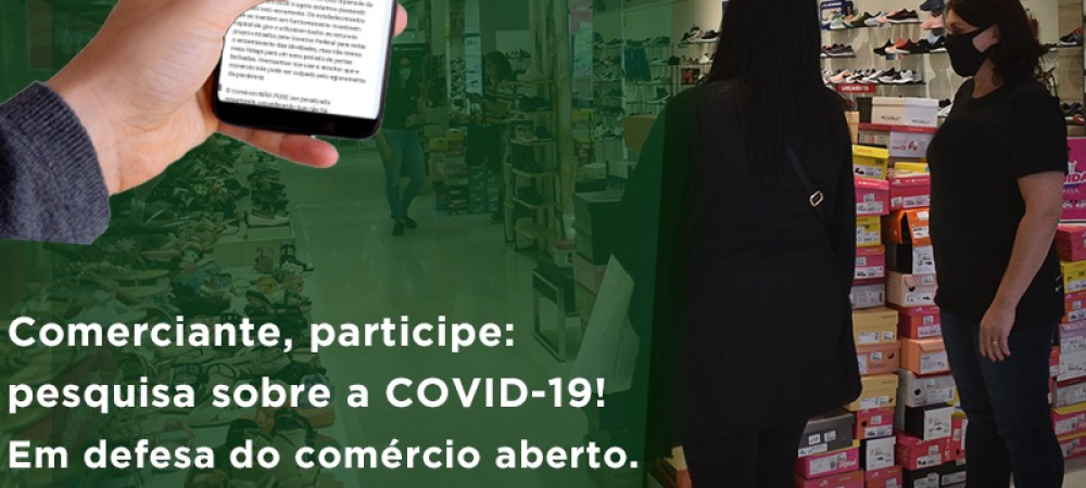 Sindilojas Caxias promove pesquisa em defesa da abertura do comércio 