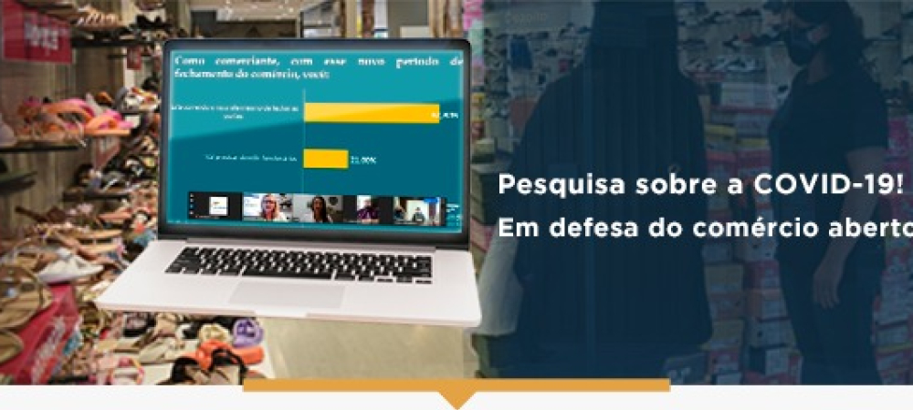Mais de 500 comerciantes participam da Pesquisa COVID-19 