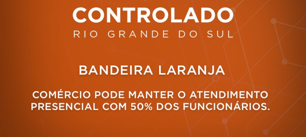Região de Caxias permanece na bandeira laranja