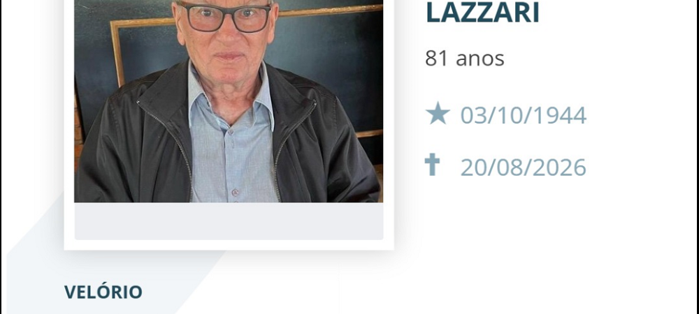Nota de Pesar – Silvino Vicente Lazzari