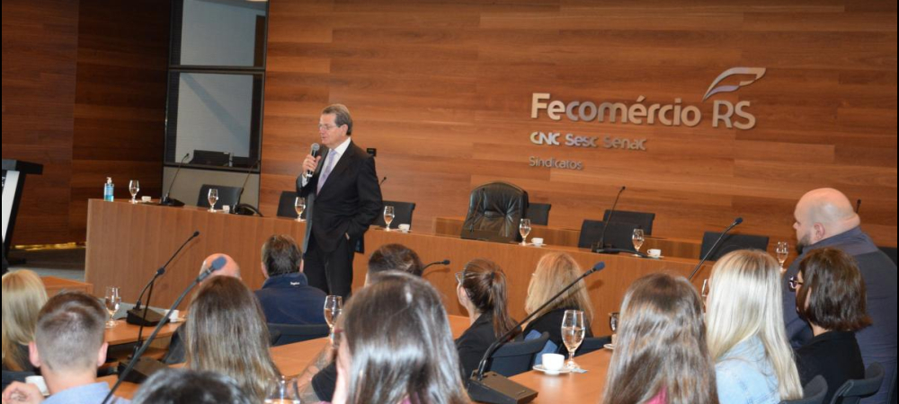 Comitiva do Sindilojas Caxias visita a Fecomércio-RS