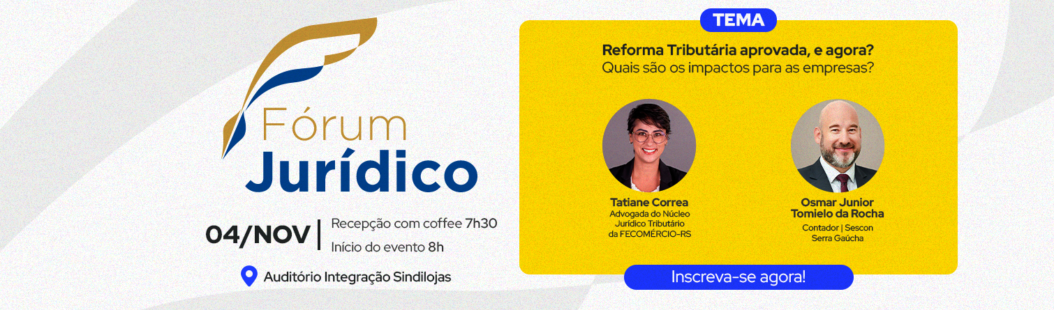 Fórum Jurídico - Reforma Tributária